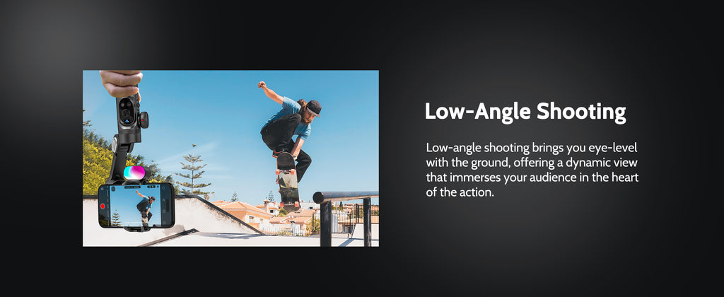 AOCHUAN Smart X Pro 3-Axis Phone Gimbal with Magnetic Fill Light & AI Tracking