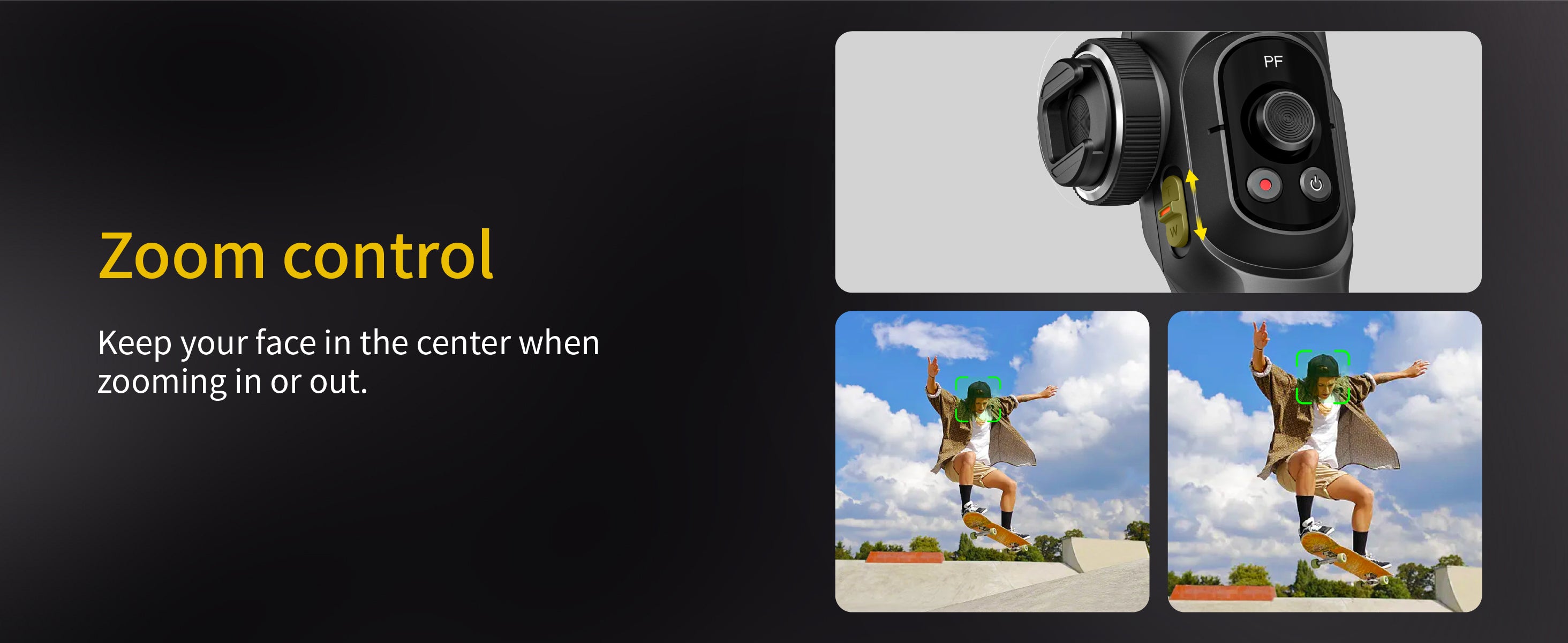 AOCHUAN Professional Gimbal Stabilizer for Smartphone,3-Axis Gimbal for iPhone& Android-Smart S2