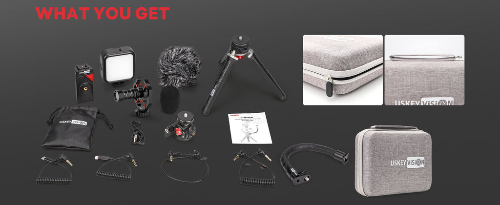 USKEYVISION V-Master Smartphone Video Kit – product detail image 8