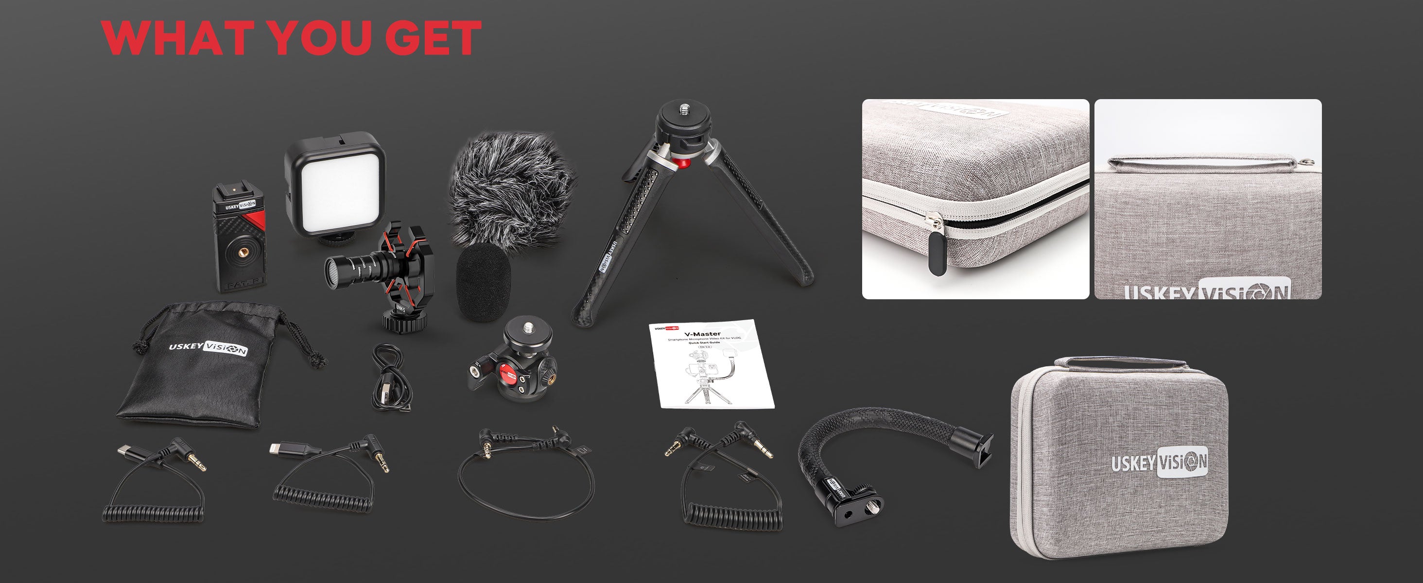 USKEYVISION V-Master Smartphone Video Kit – product detail image 8