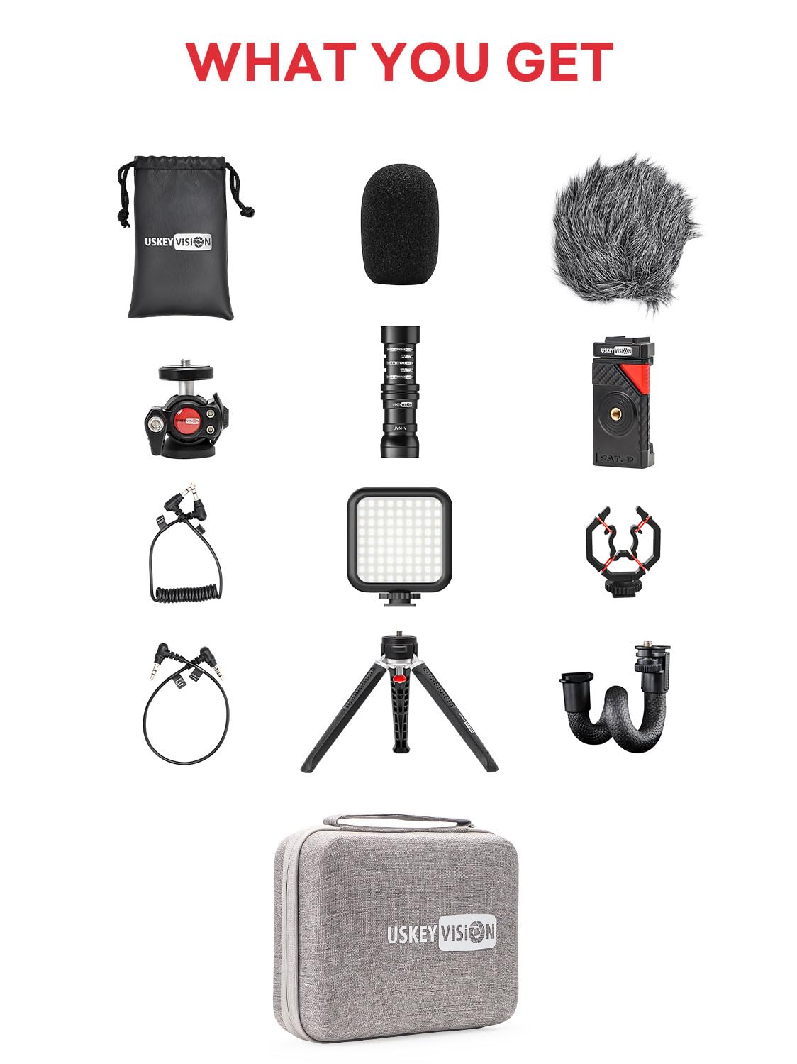 USKEYVISION V-Master Smartphone Video Kit – feature image 7