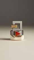 Sterling Mist Stacked Geometric Set
