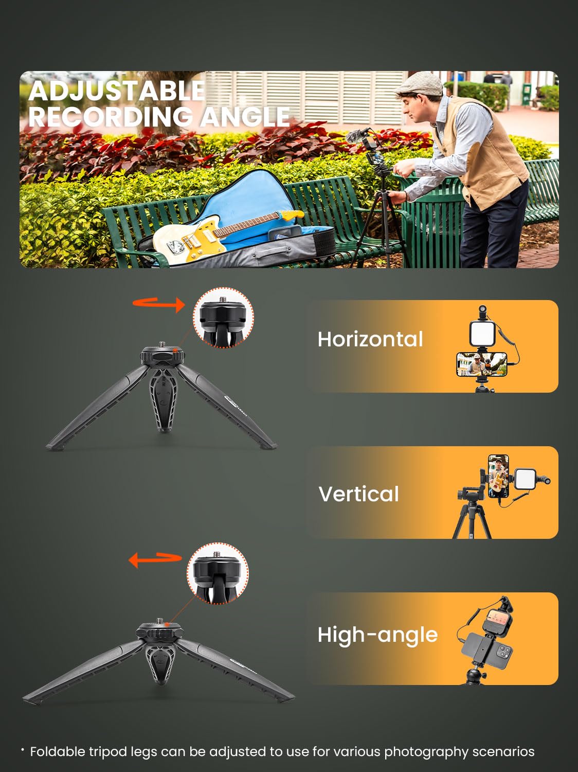 USKEYVISION Vlog K4 with 59in Tripod & Shotgun Mic – feature image 3