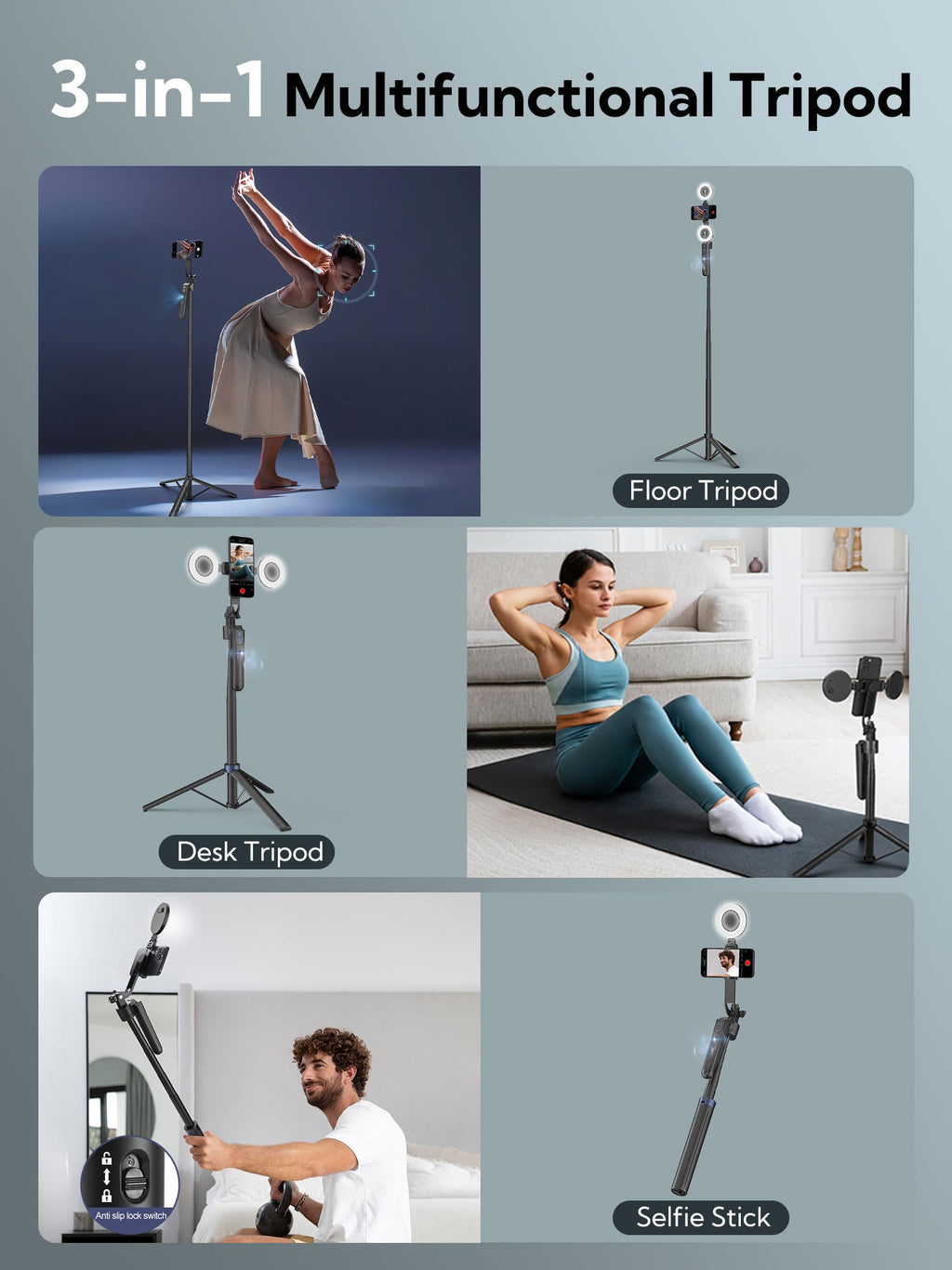 USKEYVISION UTK-02 Auto Face Tracking Tripod – feature image 5