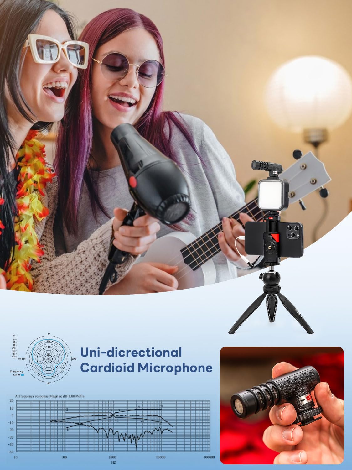 USKEYVISION Vlog K2 Smartphone Kit – feature image 5