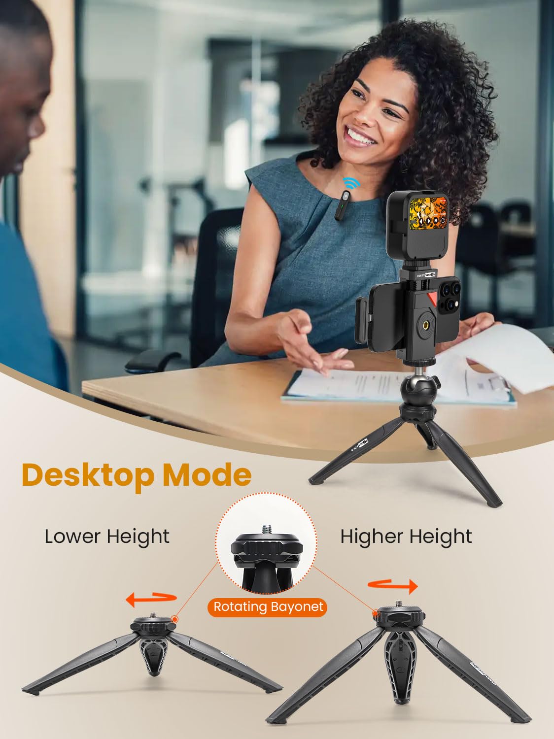 USKEYVISION Vlog K5 with Wireless Lavalier Mic – feature image 6