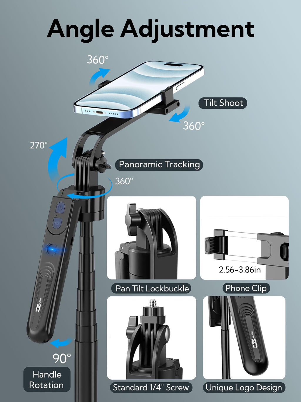 USKEYVISION UTK-02 Auto Face Tracking Tripod – feature image 8