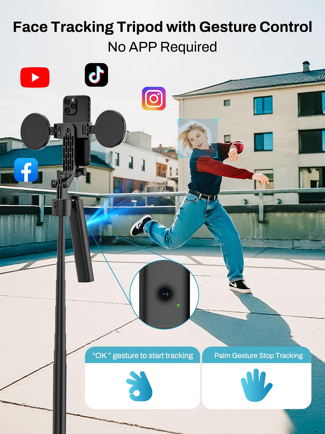 USKEYVISION Vlogging Kit with 68in Tripod – feature image 2
