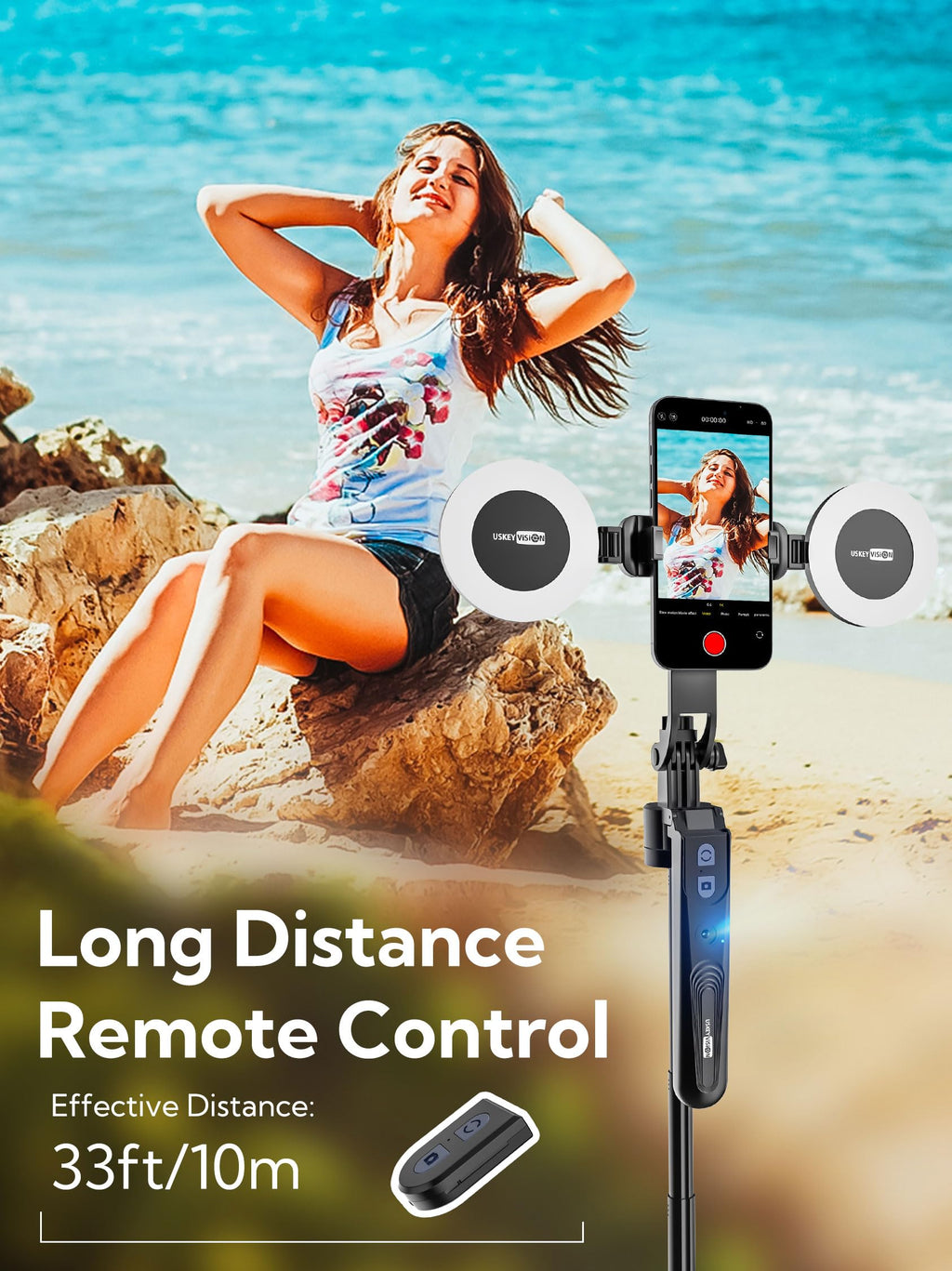 USKEYVISION UTK-02 Auto Face Tracking Tripod – feature image 6