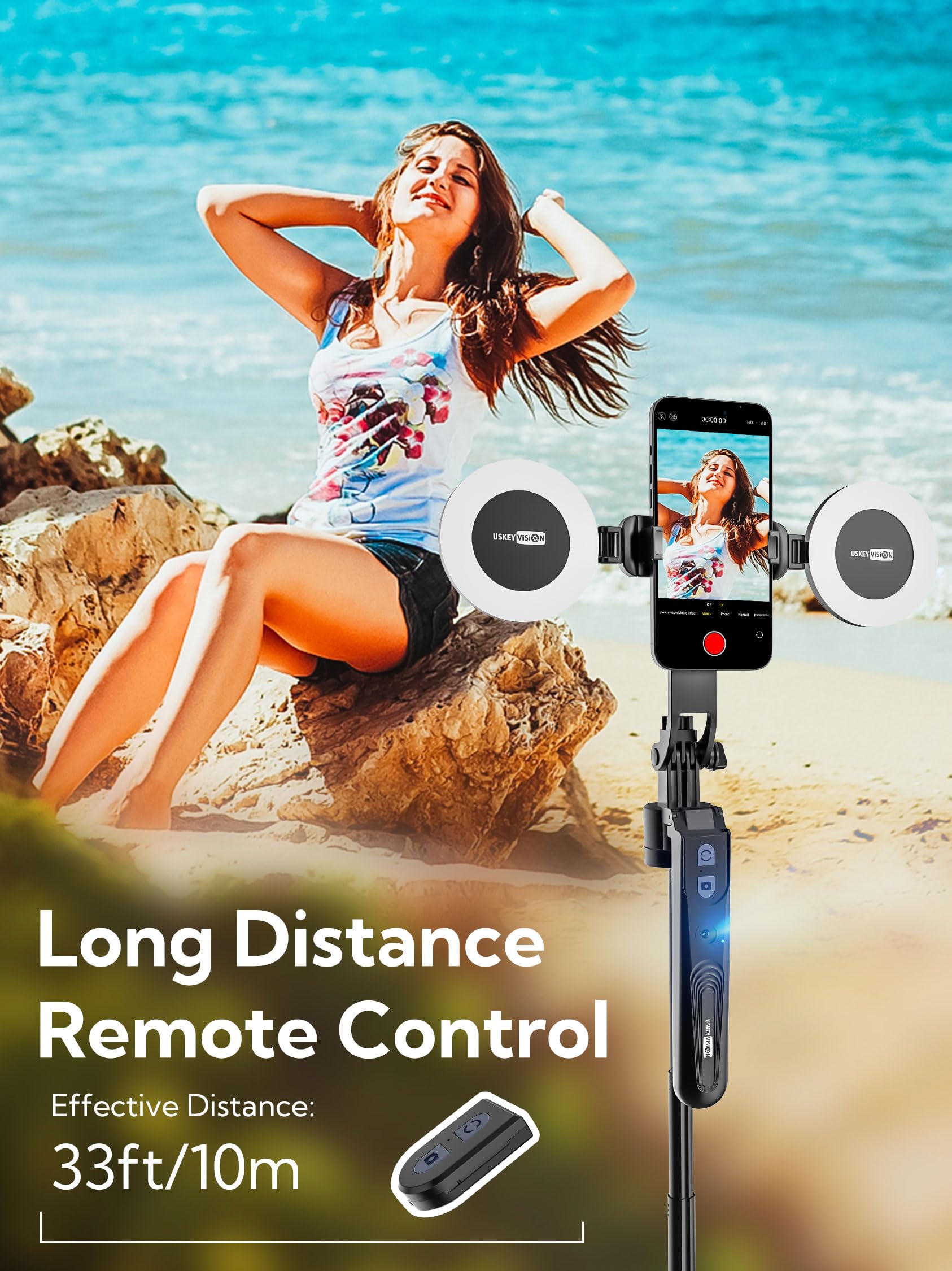 USKEYVISION UTK-02 Auto Face Tracking Tripod – feature image 6
