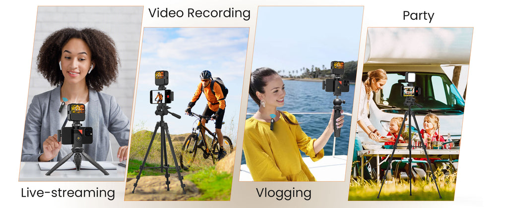 USKEYVISION Vlog K5 with Wireless Lavalier Mic – product detail image 8