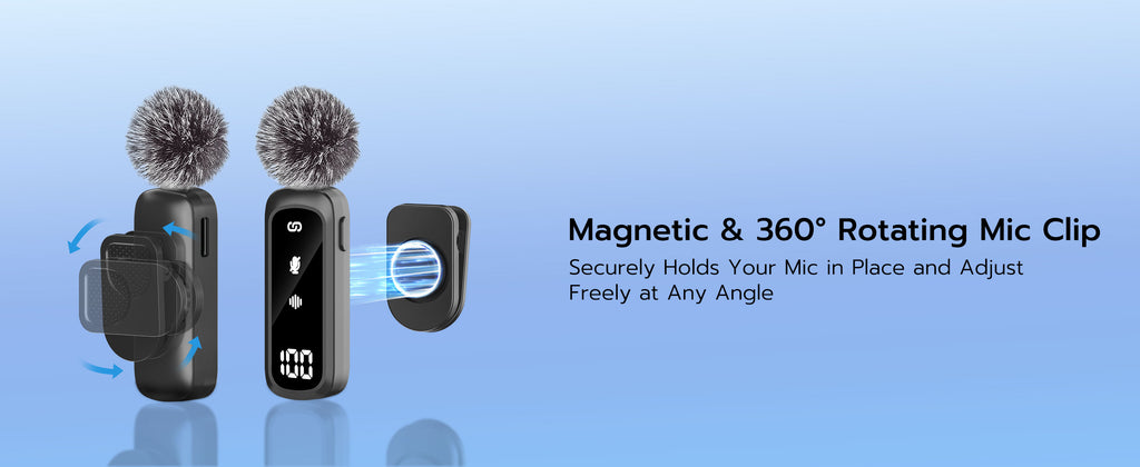 USKEYVISION Magnetic Selfie Stick Tripod with Light – product detail image 5