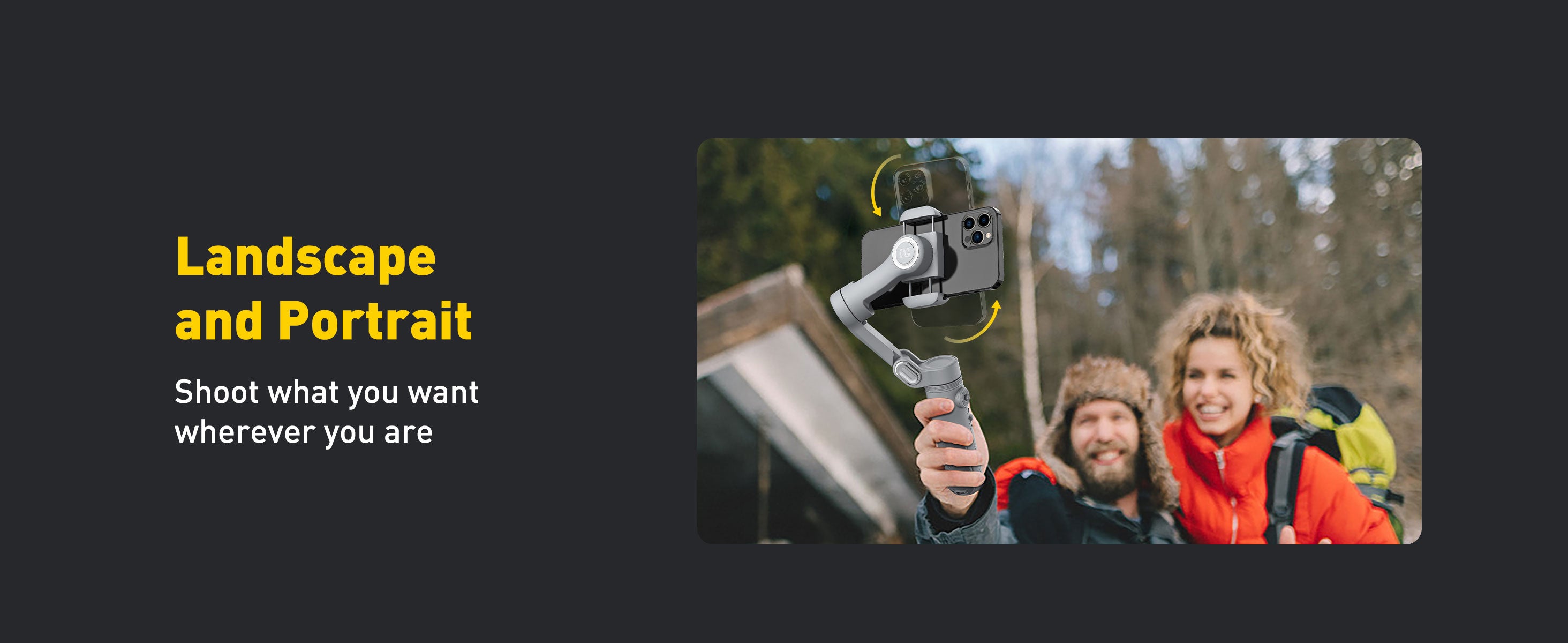 AOCHUAN Smart X 3-Axis Gimbal Stabilizer (Grey) – product detail image 6
