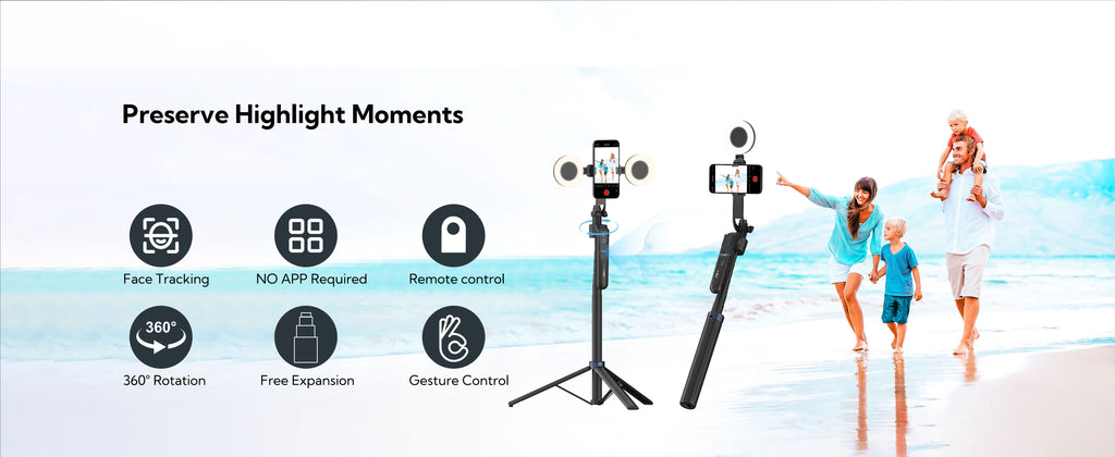 USKEYVISION UTK-02 Auto Face Tracking Tripod – product detail image 1