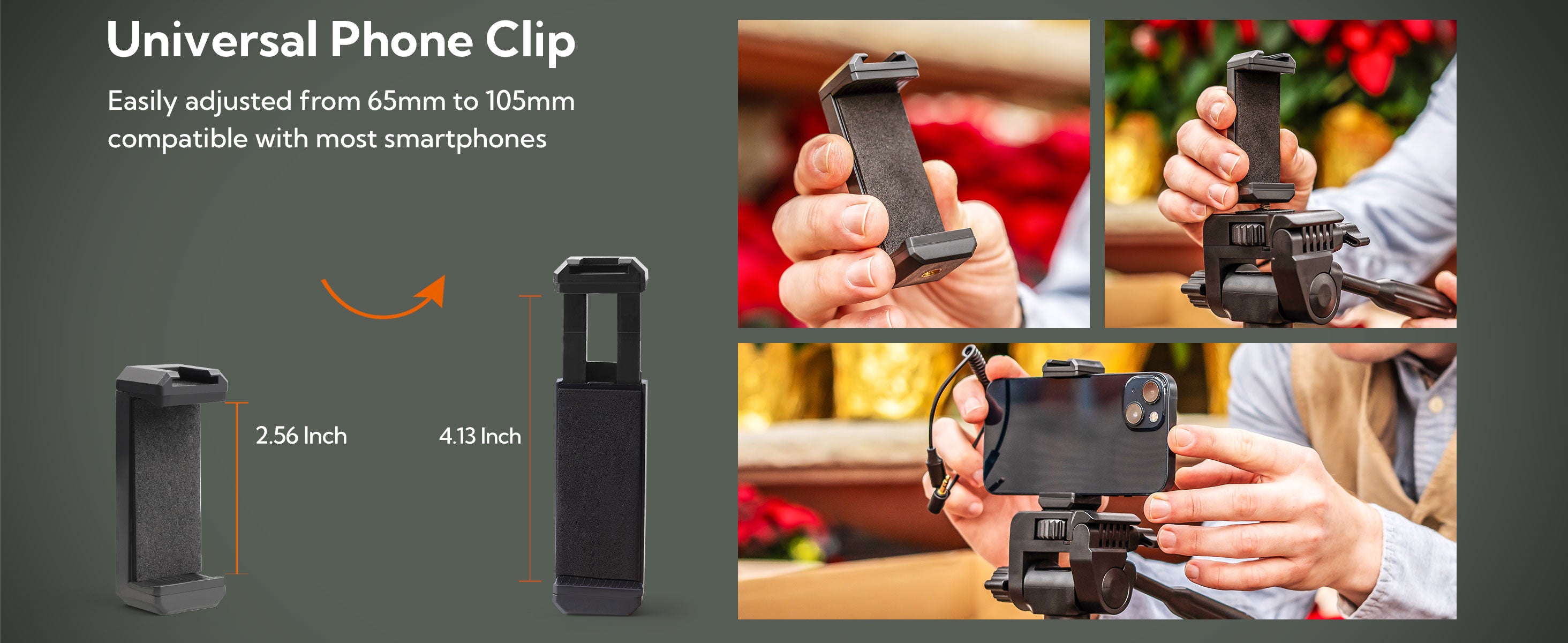 USKEYVISION Vlog K4 with 59in Tripod & Shotgun Mic – product detail image 6