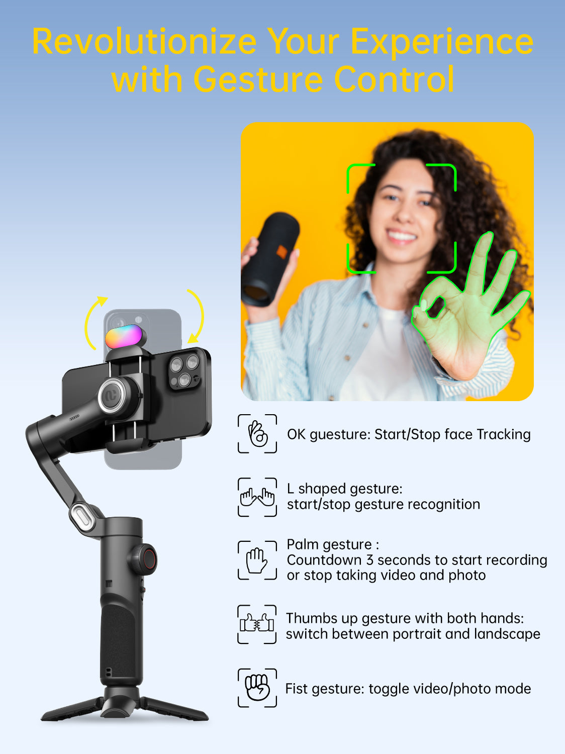 AOCHUAN Phone Gimbal Stabilizer Smart XE Kit